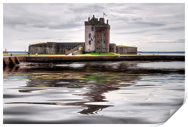 Broughty Castle  Print by Valerie Paterson