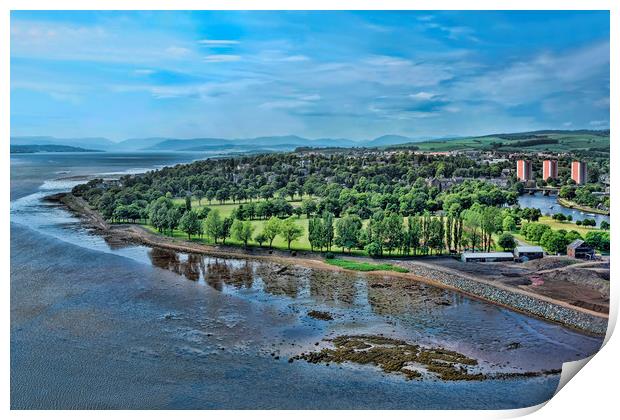 Dumbarton View Print by Valerie Paterson