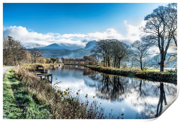 Caledonian Canal  Print by Valerie Paterson