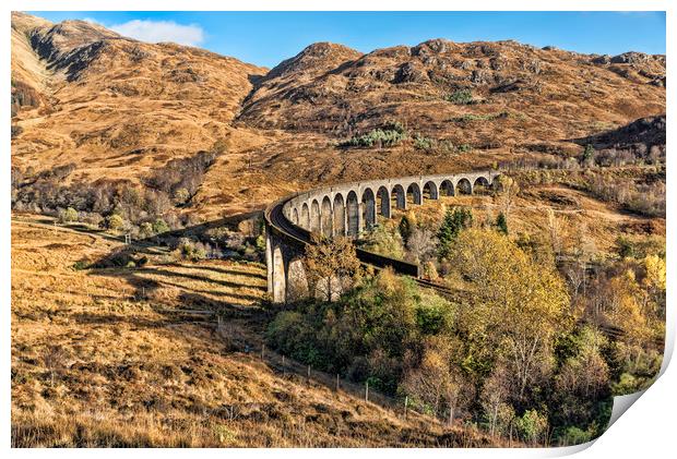 Glenfinnan Viaduct  Print by Valerie Paterson