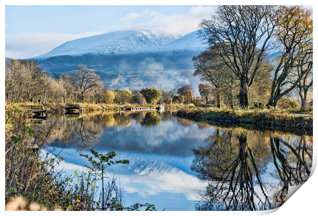 Caledonian Canal Print by Valerie Paterson