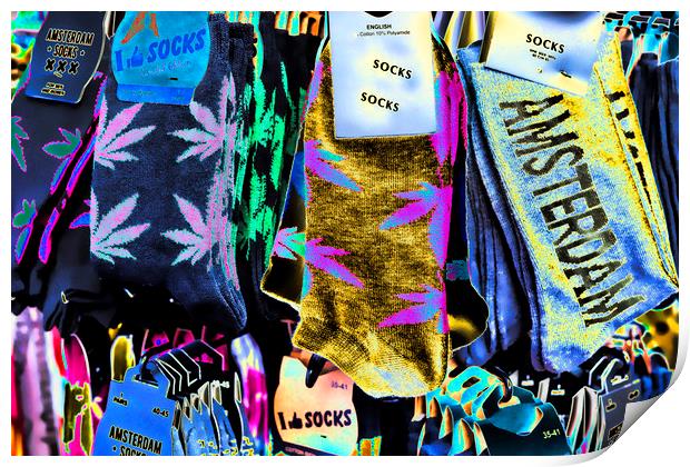 Socks  Print by Valerie Paterson