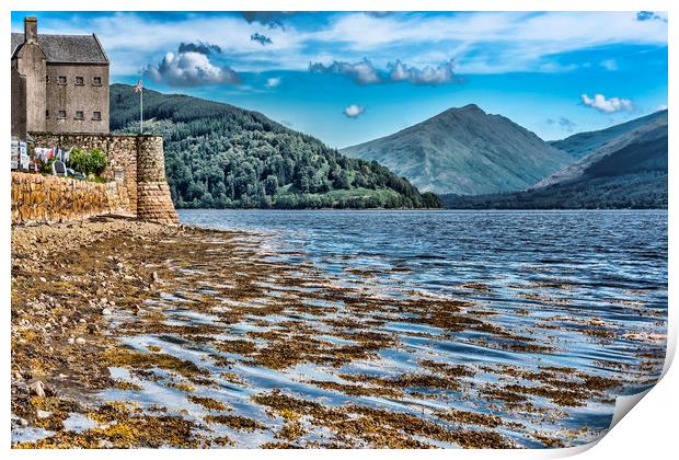 Inveraray on Loch Fyne  Print by Valerie Paterson