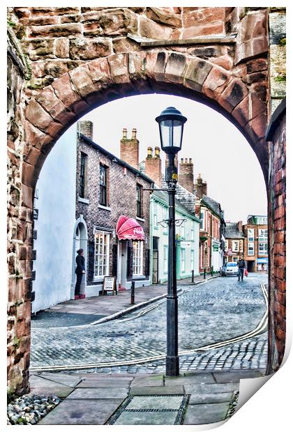An Arch View Carlisle Print by Valerie Paterson