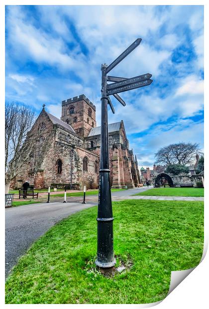 Carlisle Cathedral Print by Valerie Paterson