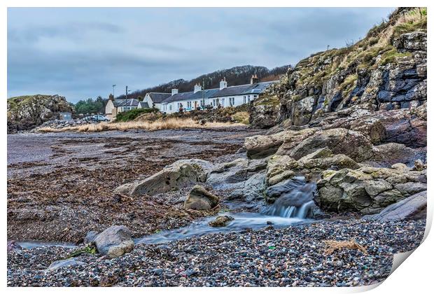 Dunure View Print by Valerie Paterson