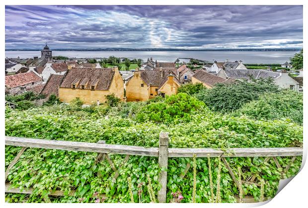 Culross View Print by Valerie Paterson