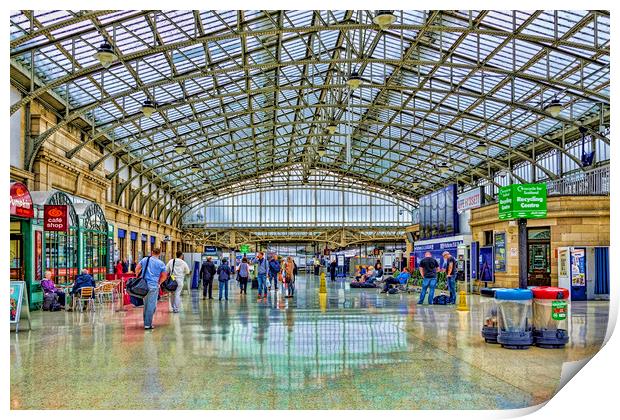 Aberdeen Train Station  Print by Valerie Paterson