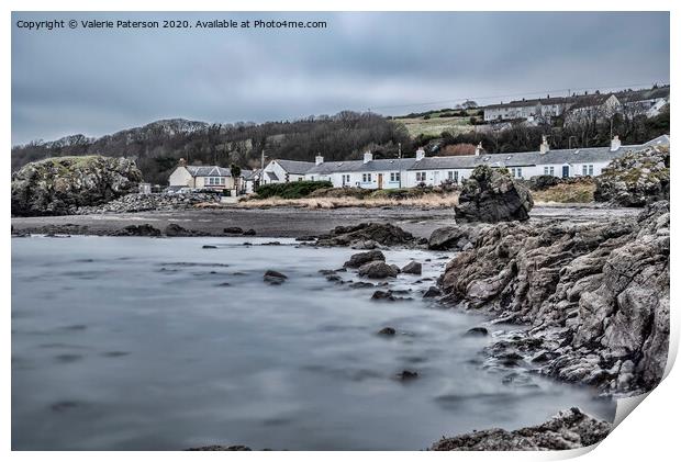 Dunure  View Print by Valerie Paterson
