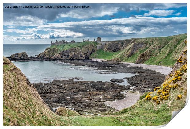 Dunnottar Castle  Print by Valerie Paterson