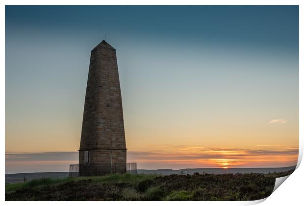 Sunrise at Captain Cook's Monument Print by Gary Eason