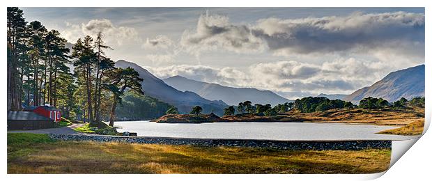Glen Affric panorama I Print by Gary Eason