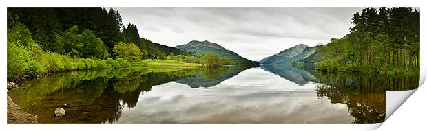 Loch Eck panorama Print by Gary Eason