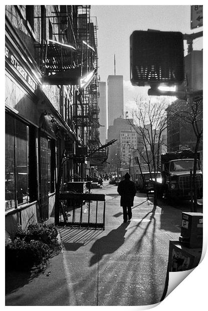 Walk New York, 1980s Print by Gary Eason
