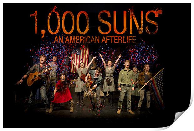 Poster for musical 1,000 Suns Print by Gary Eason