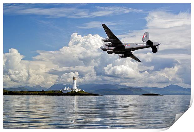 Shackleton heading out on patrol Print by Gary Eason