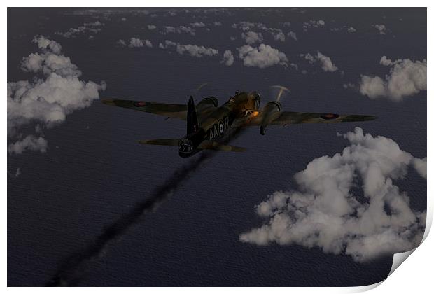 Above and beyond: Jimmy Ward VC Print by Gary Eason