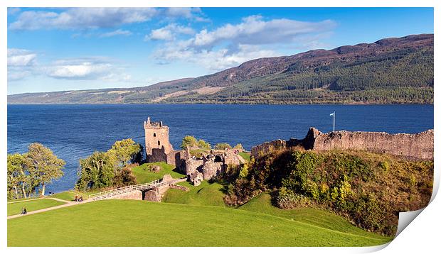 Castle Urquhart Loch Ness Print by Gary Eason