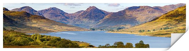 Loch Arklet and the Arrochar Alps Print by Gary Eason