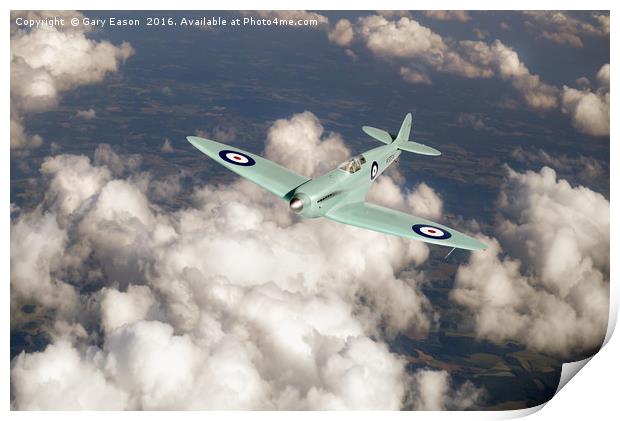 Supermarine Spitfire prototype K5054 Print by Gary Eason