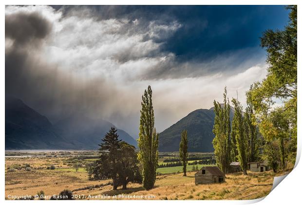 North of Glenorchy Print by Gary Eason