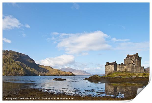 Eilean Donan Castle Print by Derek Whitton