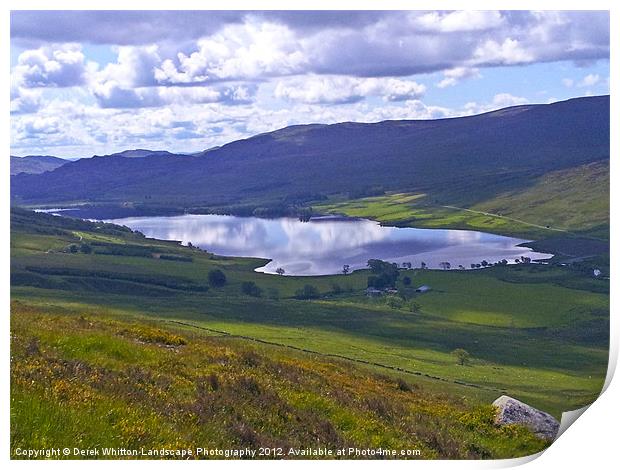 Beautiful Loch Freuchie Print by Derek Whitton