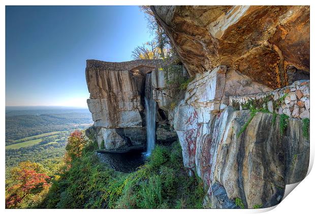  Lookout Mountain, Georgia near Chattanooga, TN Print by Nataliya Dubrovskaya