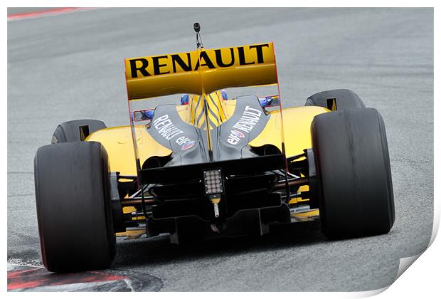 Vitaly Petrov - Renault R30 Print by SEAN RAMSELL