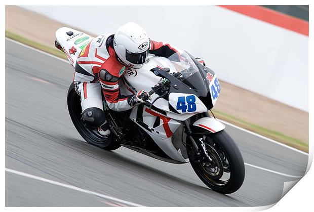 SuperSport - Silverstone 2009 Print by SEAN RAMSELL