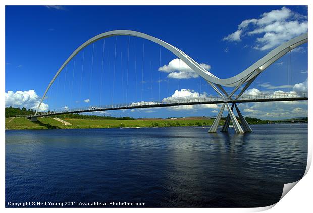 Infinity Bridge Print by Neil Young