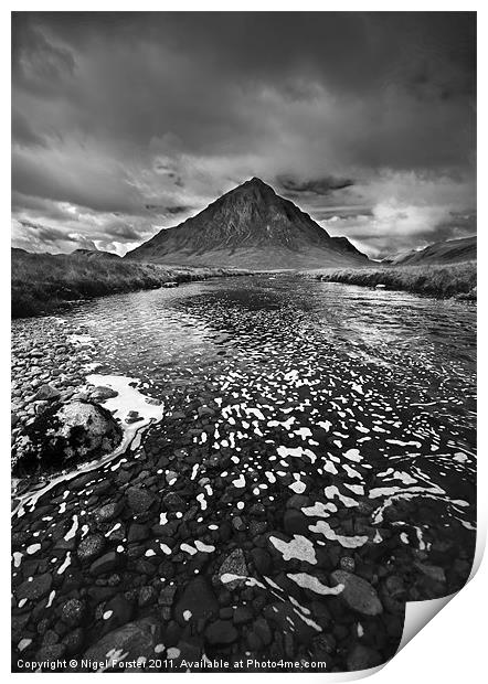 Stob Dearg Print by Creative Photography Wales