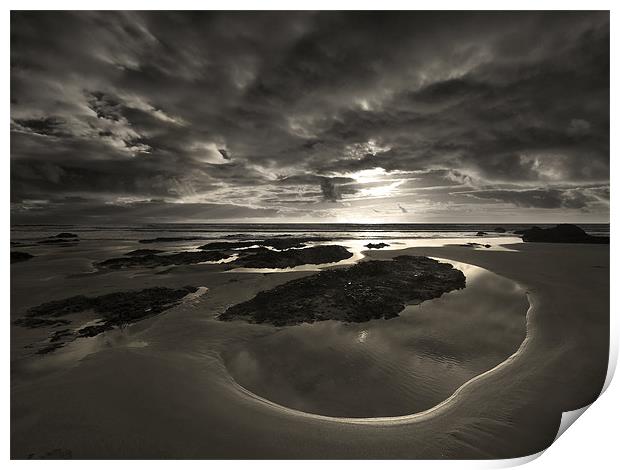Freshwater West Print by Creative Photography Wales