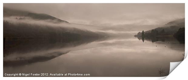 Talybont reflections Print by Creative Photography Wales