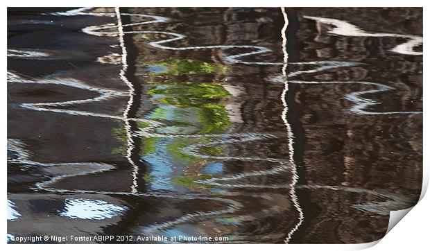 Canal reflection Print by Creative Photography Wales