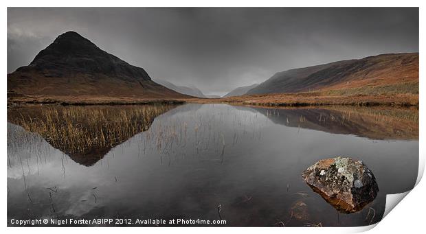 Buachaille Etive Beag Print by Creative Photography Wales