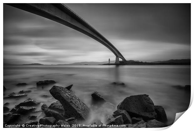 The Skye Bridge, Isle of Skye Print by Creative Photography Wales