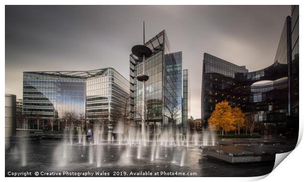 More London and Tower Bridge, London Print by Creative Photography Wales