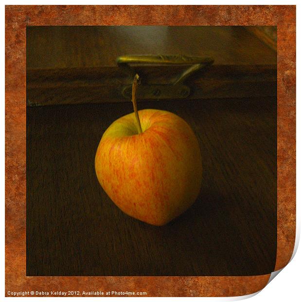 Apple Print by Debra Kelday