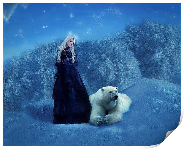  Winter Magic Print by Debra Kelday