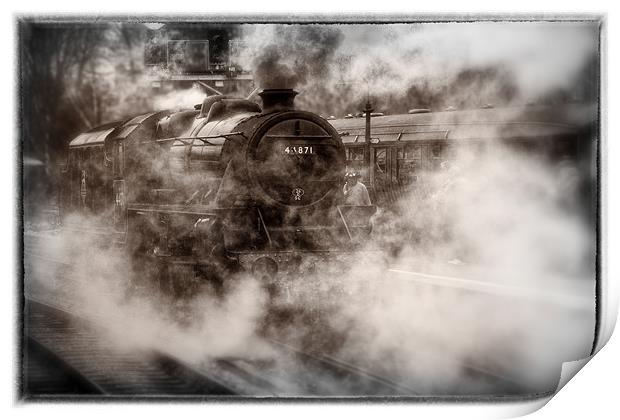 44871 Steam Locomotive Print by Celtic Origins