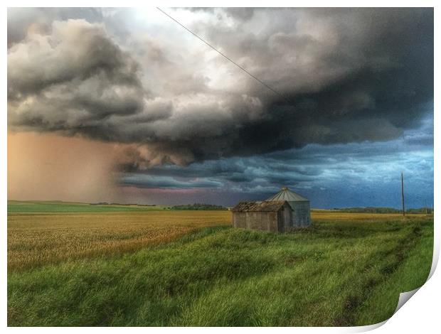 Storm Approaching Print by Scott Simpson