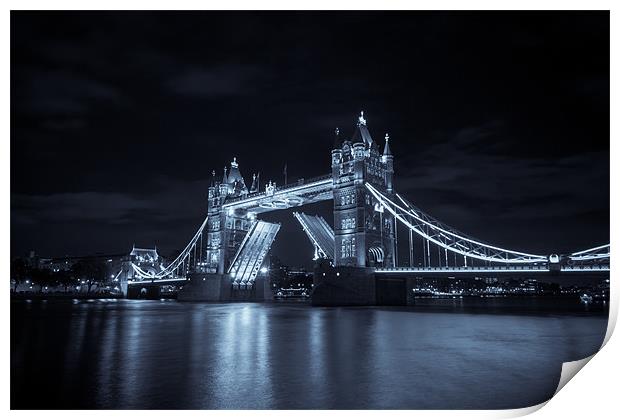 Raise The Bridge Print by Paul Shears Photogr