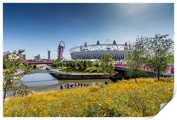The Olympic Park Print by Paul Shears Photogr
