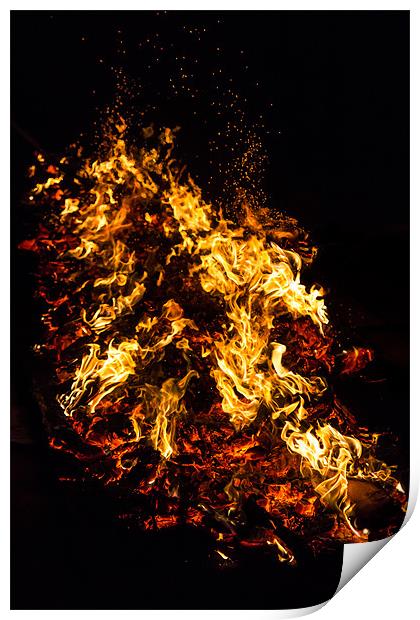 Fire Print by Paul Shears Photogr
