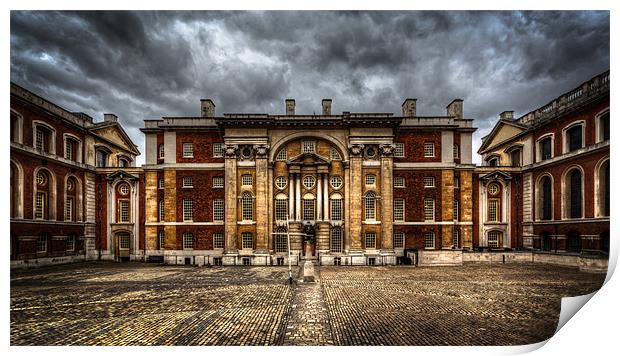 Queen Marry Court Print by Paul Shears Photogr