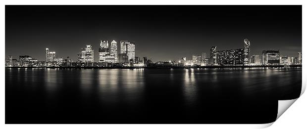 The Lights In The Dark In The Dark II Print by Paul Shears Photogr