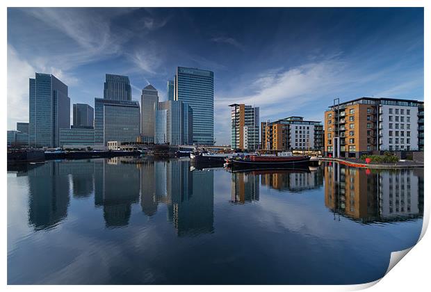 Cool Reflections Print by Paul Shears Photogr