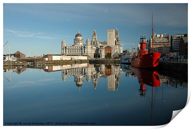 Liverpool Luminations Print by Jonah Anderson Photography
