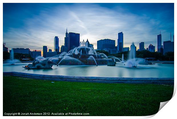 Buckingham at Dusk Print by Jonah Anderson Photography